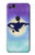 W3807 Killer Whale Orca Moon Pastel Fantasy Hülle Schutzhülle Taschen und Leder Flip für Google Pixel 2