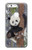 W3793 Cute Baby Panda Snow Painting Hülle Schutzhülle Taschen und Leder Flip für Google Pixel XL