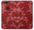 W3817 Red Floral Cherry blossom Pattern Hülle Schutzhülle Taschen und Leder Flip für Google Pixel XL