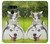 W3795 Grumpy Kitten Cat Playful Siberian Husky Dog Paint Hülle Schutzhülle Taschen und Leder Flip für LG V40, LG V40 ThinQ