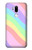 W3810 Pastel Unicorn Summer Wave Hülle Schutzhülle Taschen und Leder Flip für LG G7 ThinQ