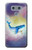 W3802 Dream Whale Pastel Fantasy Hülle Schutzhülle Taschen und Leder Flip für LG G6
