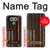W3804 Fire Fighter Metal Red Line Flag Graphic Hülle Schutzhülle Taschen und Leder Flip für LG G6