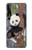 W3793 Cute Baby Panda Snow Painting Hülle Schutzhülle Taschen und Leder Flip für LG Stylo 7 5G