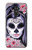 W3821 Sugar Skull Steam Punk Girl Gothic Hülle Schutzhülle Taschen und Leder Flip für LG Q Stylo 4, LG Q Stylus