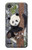 W3793 Cute Baby Panda Snow Painting Hülle Schutzhülle Taschen und Leder Flip für LG Q6