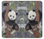 W3793 Cute Baby Panda Snow Painting Hülle Schutzhülle Taschen und Leder Flip für LG Q6