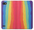 W3799 Cute Vertical Watercolor Rainbow Hülle Schutzhülle Taschen und Leder Flip für LG Q6