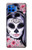 W3821 Sugar Skull Steam Punk Girl Gothic Hülle Schutzhülle Taschen und Leder Flip für Motorola Moto G 5G Plus