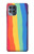 W3799 Cute Vertical Watercolor Rainbow Hülle Schutzhülle Taschen und Leder Flip für Motorola Moto G100