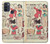 W3820 Vintage Cowgirl Fashion Paper Doll Hülle Schutzhülle Taschen und Leder Flip für Motorola Moto G50