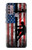 W3803 Electrician Lineman American Flag Hülle Schutzhülle Taschen und Leder Flip für Motorola Moto G30, G20, G10