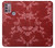 W3817 Red Floral Cherry blossom Pattern Hülle Schutzhülle Taschen und Leder Flip für Motorola Moto G30, G20, G10