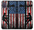 W3803 Electrician Lineman American Flag Hülle Schutzhülle Taschen und Leder Flip für Motorola Moto G10 Power