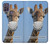 W3806 Giraffe New Normal Hülle Schutzhülle Taschen und Leder Flip für Motorola Moto G10 Power