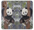 W3793 Cute Baby Panda Snow Painting Hülle Schutzhülle Taschen und Leder Flip für Motorola Moto G9 Plus