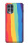 W3799 Cute Vertical Watercolor Rainbow Hülle Schutzhülle Taschen und Leder Flip für Motorola Edge S