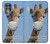W3806 Giraffe New Normal Hülle Schutzhülle Taschen und Leder Flip für Motorola Edge S
