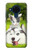 W3795 Grumpy Kitten Cat Playful Siberian Husky Dog Paint Hülle Schutzhülle Taschen und Leder Flip für Nokia 5.4