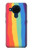 W3799 Cute Vertical Watercolor Rainbow Hülle Schutzhülle Taschen und Leder Flip für Nokia 5.4