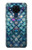 W3809 Mermaid Fish Scale Hülle Schutzhülle Taschen und Leder Flip für Nokia 5.4