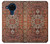 W3813 Persian Carpet Rug Pattern Hülle Schutzhülle Taschen und Leder Flip für Nokia 5.4