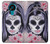 W3821 Sugar Skull Steam Punk Girl Gothic Hülle Schutzhülle Taschen und Leder Flip für Nokia 3.4