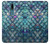 W3809 Mermaid Fish Scale Hülle Schutzhülle Taschen und Leder Flip für Nokia 2.4