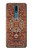 W3813 Persian Carpet Rug Pattern Hülle Schutzhülle Taschen und Leder Flip für Nokia 2.4