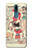 W3820 Vintage Cowgirl Fashion Paper Doll Hülle Schutzhülle Taschen und Leder Flip für Nokia 2.4