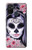 W3821 Sugar Skull Steam Punk Girl Gothic Hülle Schutzhülle Taschen und Leder Flip für OnePlus Nord N100