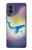W3802 Dream Whale Pastel Fantasy Hülle Schutzhülle Taschen und Leder Flip für OnePlus Nord 2 5G