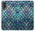 W3809 Mermaid Fish Scale Hülle Schutzhülle Taschen und Leder Flip für OnePlus Nord 2 5G