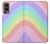 W3810 Pastel Unicorn Summer Wave Hülle Schutzhülle Taschen und Leder Flip für OnePlus Nord 2 5G