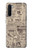 W3819 Retro Vintage Paper Hülle Schutzhülle Taschen und Leder Flip für OnePlus Nord