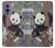 W3793 Cute Baby Panda Snow Painting Hülle Schutzhülle Taschen und Leder Flip für OnePlus 9