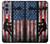 W3803 Electrician Lineman American Flag Hülle Schutzhülle Taschen und Leder Flip für OnePlus 9