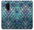 W3809 Mermaid Fish Scale Hülle Schutzhülle Taschen und Leder Flip für OnePlus 8 Pro