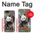 W3793 Cute Baby Panda Snow Painting Hülle Schutzhülle Taschen und Leder Flip für OnePlus 5T