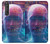 W3800 Digital Human Face Hülle Schutzhülle Taschen und Leder Flip für Sony Xperia 1 III