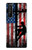 W3803 Electrician Lineman American Flag Hülle Schutzhülle Taschen und Leder Flip für Sony Xperia 1 III