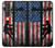 W3803 Electrician Lineman American Flag Hülle Schutzhülle Taschen und Leder Flip für Sony Xperia 1 III