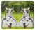 W3795 Grumpy Kitten Cat Playful Siberian Husky Dog Paint Hülle Schutzhülle Taschen und Leder Flip für Sony Xperia XA1