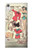 W3820 Vintage Cowgirl Fashion Paper Doll Hülle Schutzhülle Taschen und Leder Flip für Sony Xperia XA1