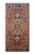 W3813 Persian Carpet Rug Pattern Hülle Schutzhülle Taschen und Leder Flip für Sony Xperia XZ1