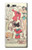 W3820 Vintage Cowgirl Fashion Paper Doll Hülle Schutzhülle Taschen und Leder Flip für Sony Xperia XZ Premium