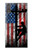 W3803 Electrician Lineman American Flag Hülle Schutzhülle Taschen und Leder Flip für Sony Xperia XZ