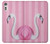 W3805 Flamingo Pink Pastel Hülle Schutzhülle Taschen und Leder Flip für Sony Xperia XZ