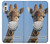 W3806 Giraffe New Normal Hülle Schutzhülle Taschen und Leder Flip für Sony Xperia XZ
