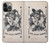 W3818 Vintage Playing Card Hülle Schutzhülle Taschen und Leder Flip für iPhone 13 Pro